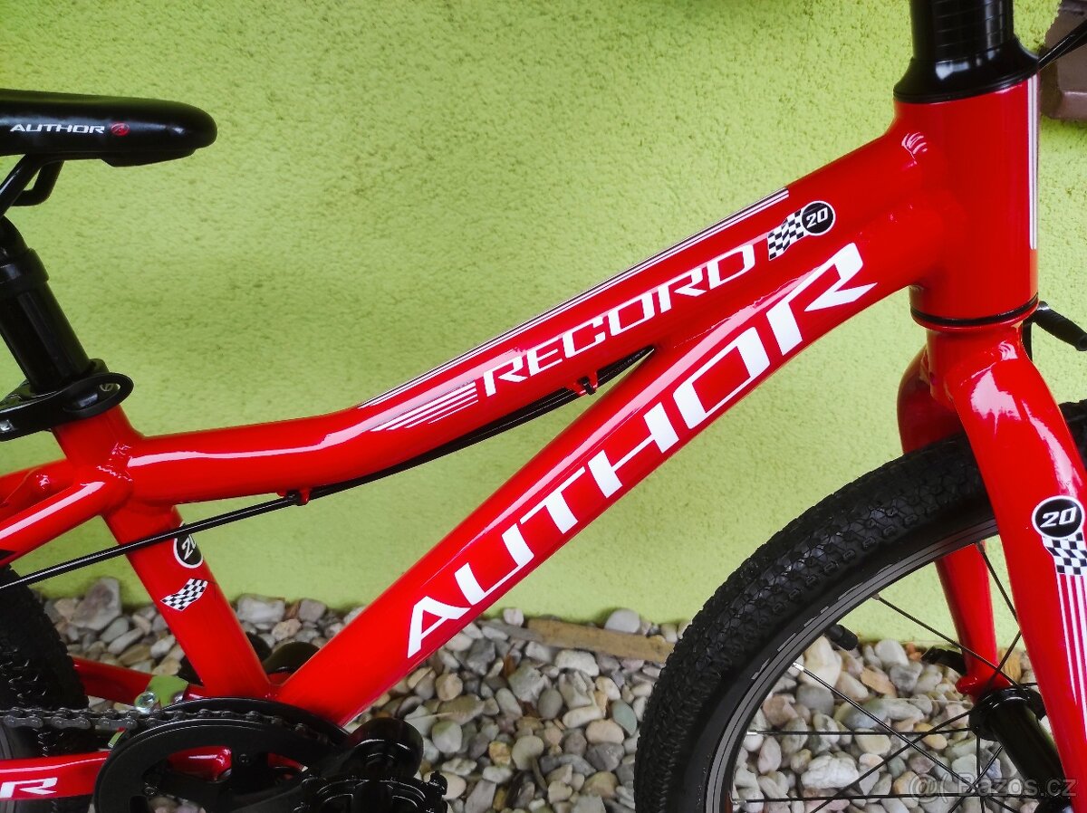 Značkové dětské kolo Author Record 20" (červená) - 4