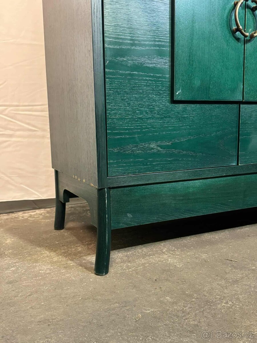 Designová zelená komoda (133004) - 4