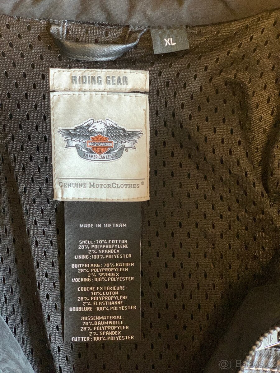 Dámská bunda Harley Davidson XL Denim Water Resistant Casual - 4