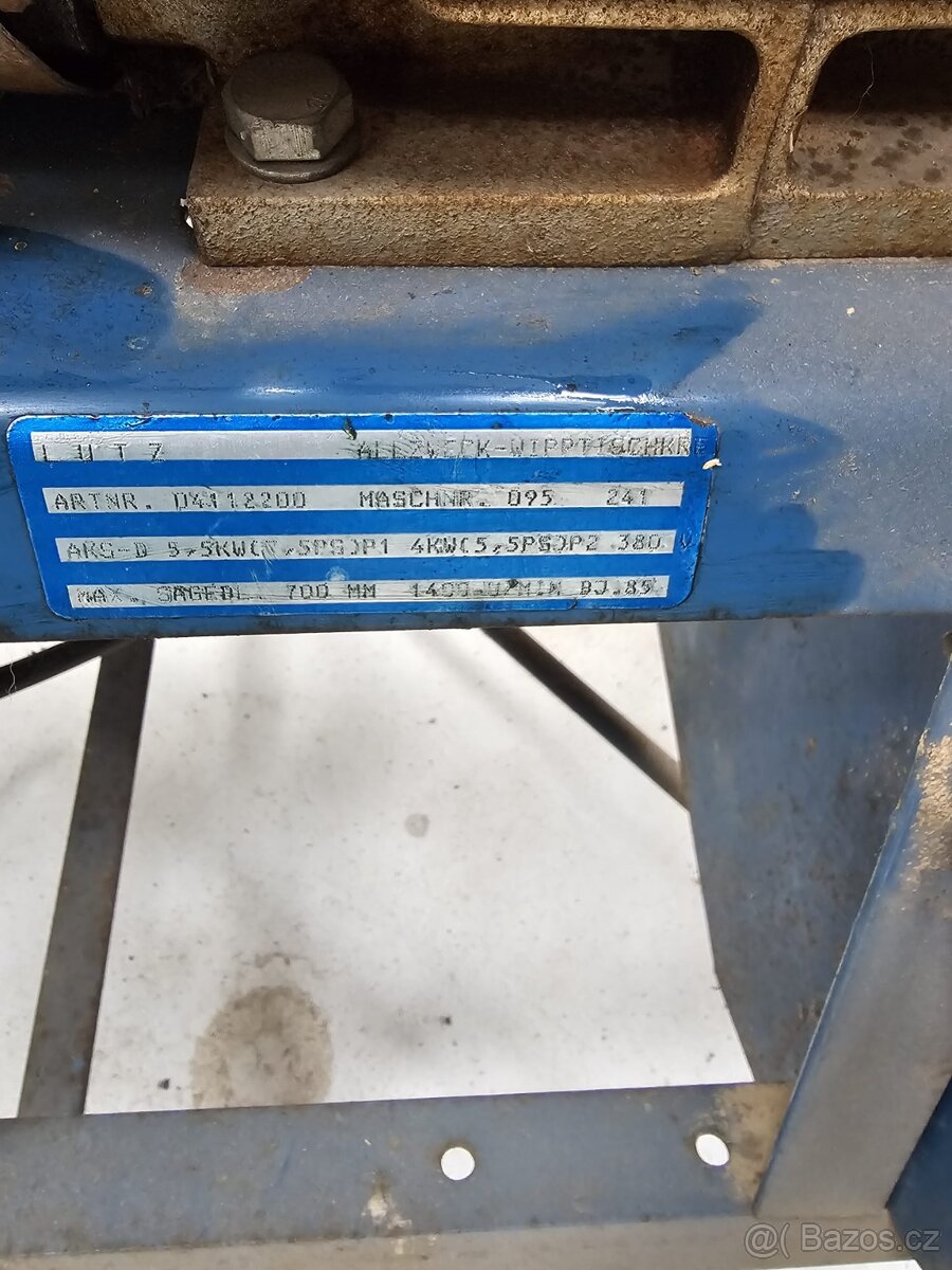 Výceůčelová kotoučová pila kolébková, štípačka ,cilkulárka + - 4