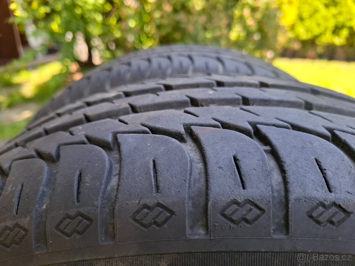 Litá kola Dezent + letní pneu.195/65 r15 - 4