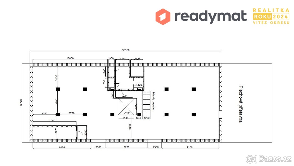 Pronájem skladových prostor 200 m² v průmyslovém areálu, Dol - 4