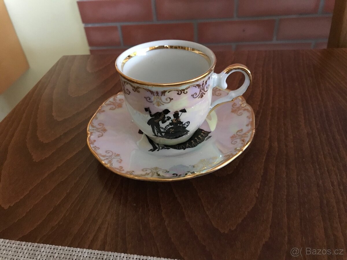 Hrnečky s podšálky, set 2 ks - 4