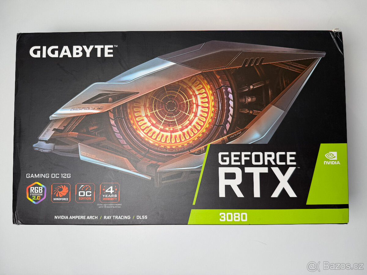 Gigabyte GeForce RTX 3080 Gaming OC 12GB - Top stav, krabice - 4
