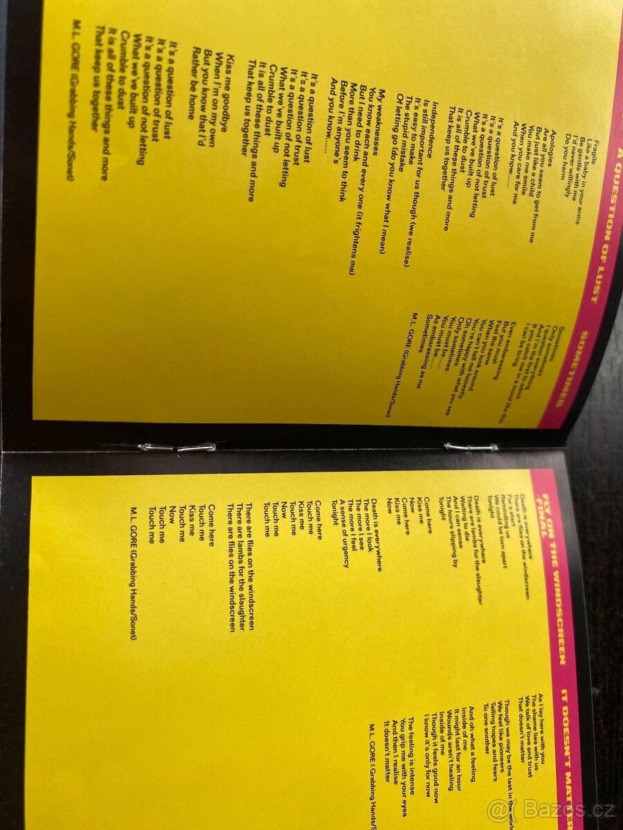 DEPECHE MODE: BLACK CELEBRATION, 1986, 1. ČESKOSLOVENSKÉ VYD - 4