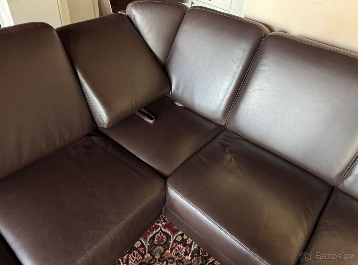 Moderní kožená sedačka do Účka, 4976 - 4