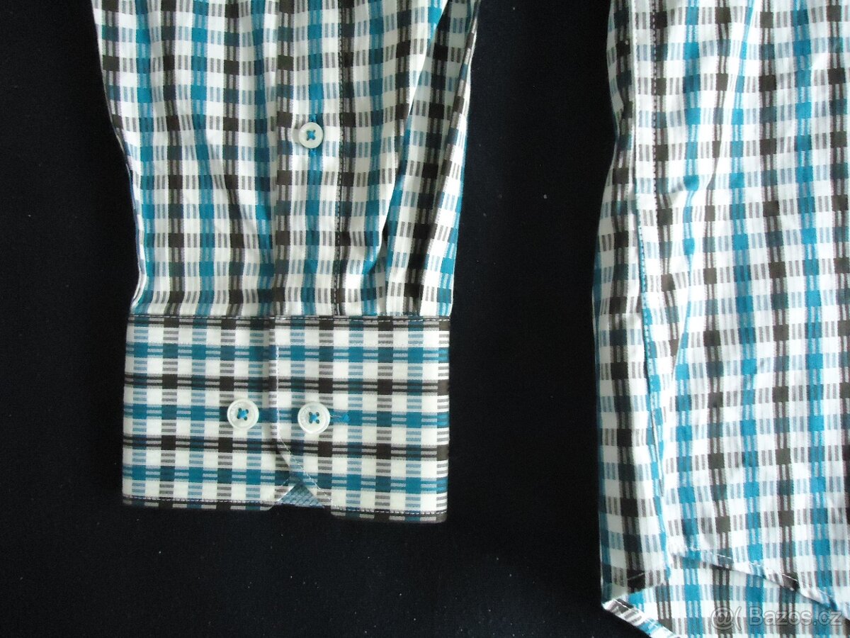 Bugatchi značková pánská košile, vel. M, s visačkami - 4