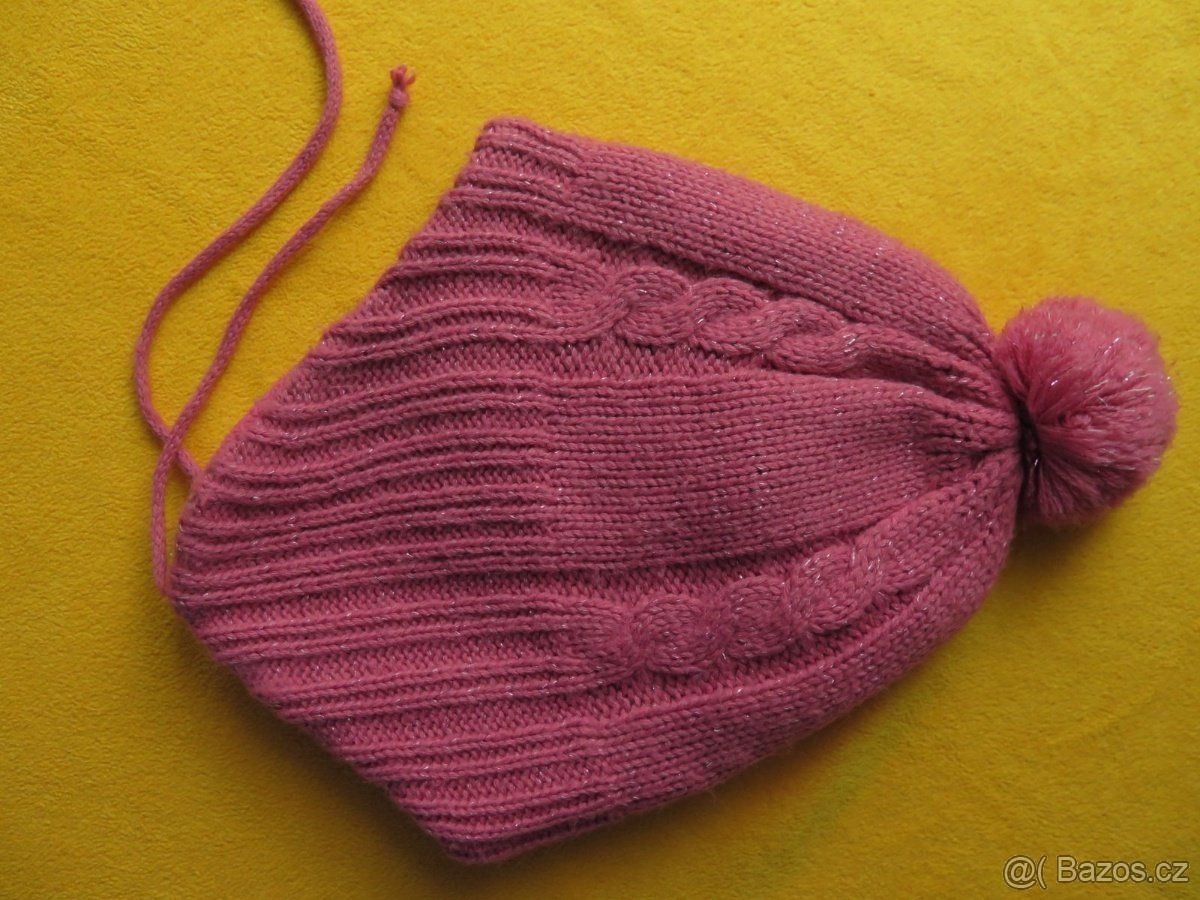 Jarní, zimní čepice, klobouk... vel. 104-128 (9 ks) - 4