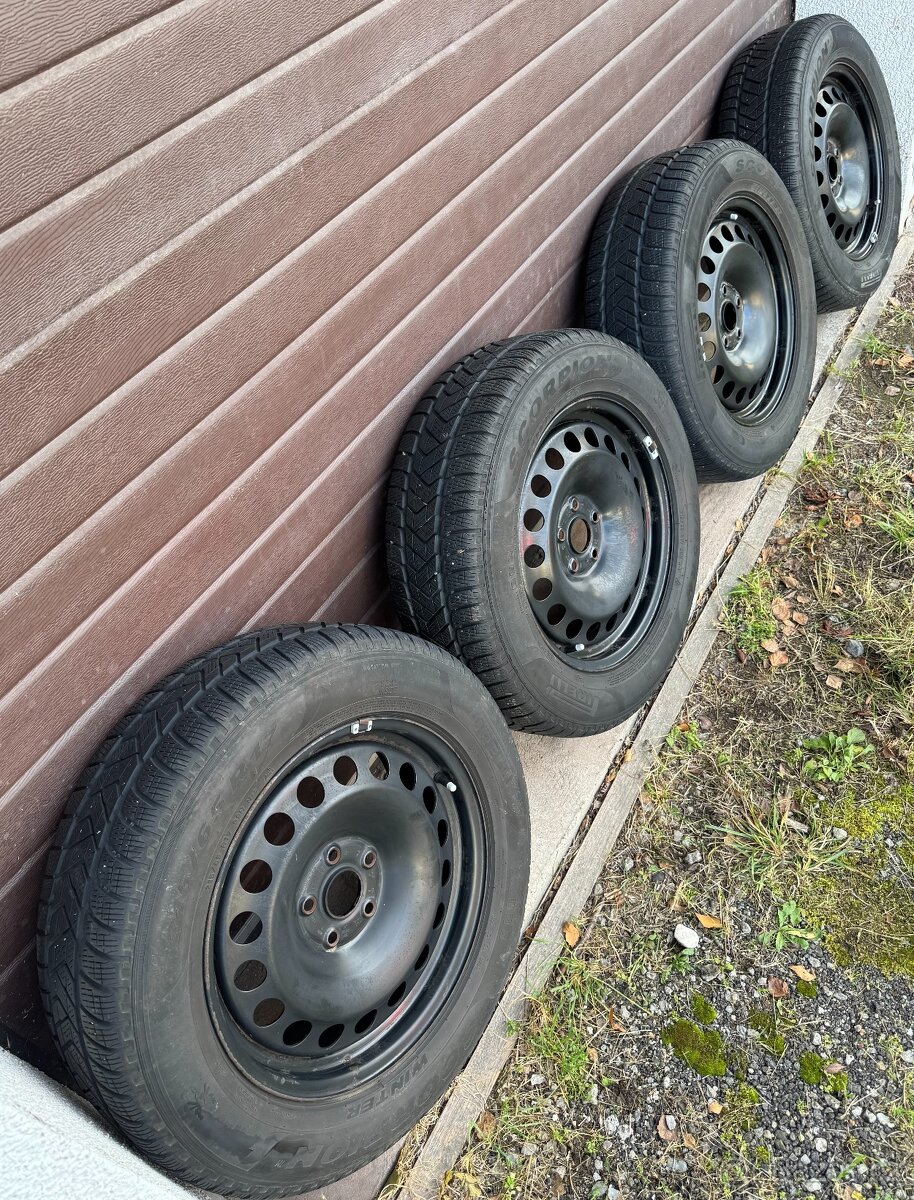 Originální plechové disky VW AG 5x112 R17 - 4