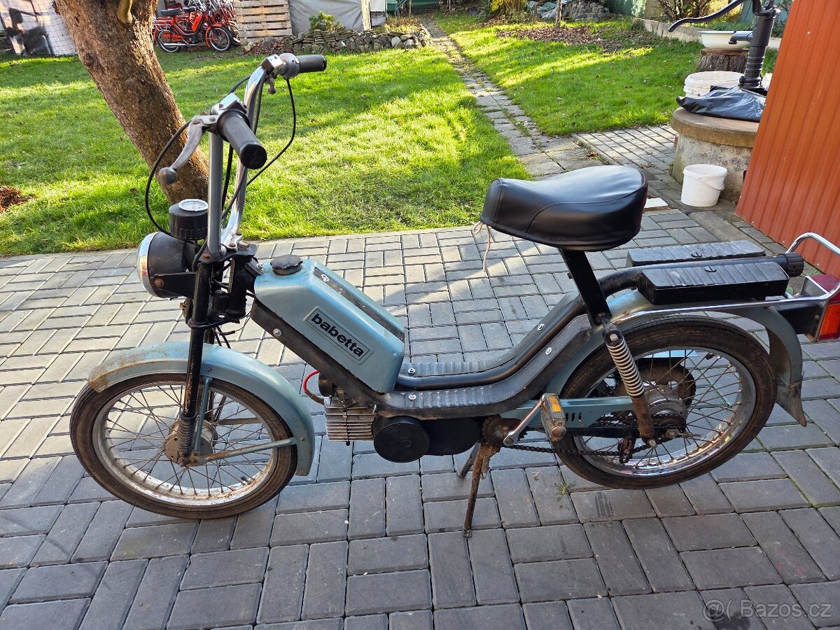 Babetta 210 s kartičkou, modrá původní, funkční 9. - 4