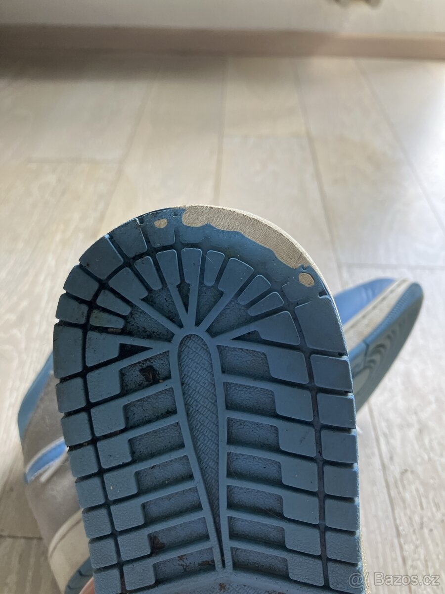 Air Jordan 1 mid university blue/gray - 4