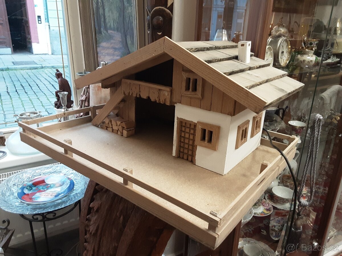 Dřevěný model Alpského srubu - 4