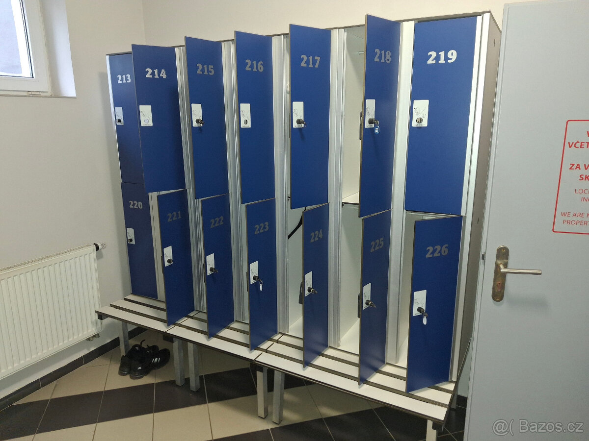 Šatní skříňky Frajt, skříňky do posilovny, bazénu, apod. - 4
