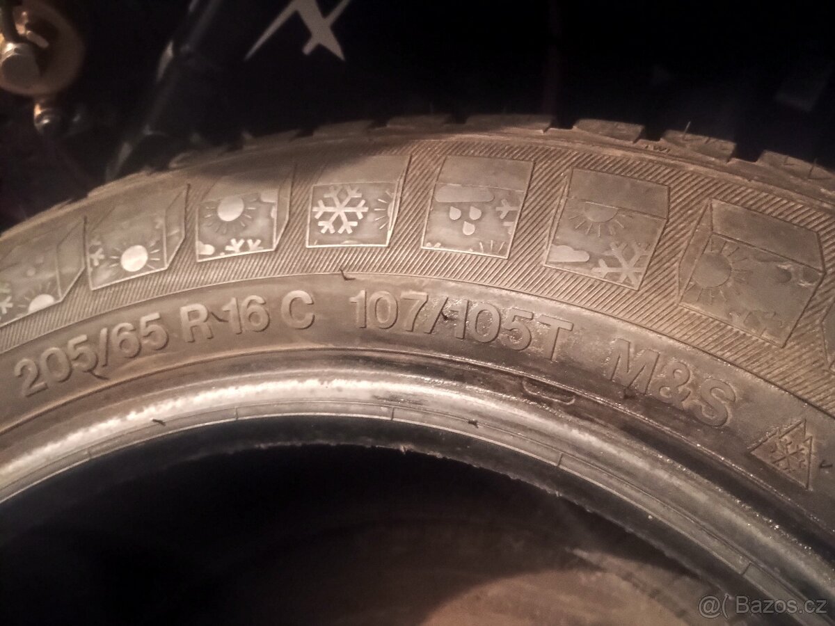 205/65/16C celoroční pneu 2ks - 4