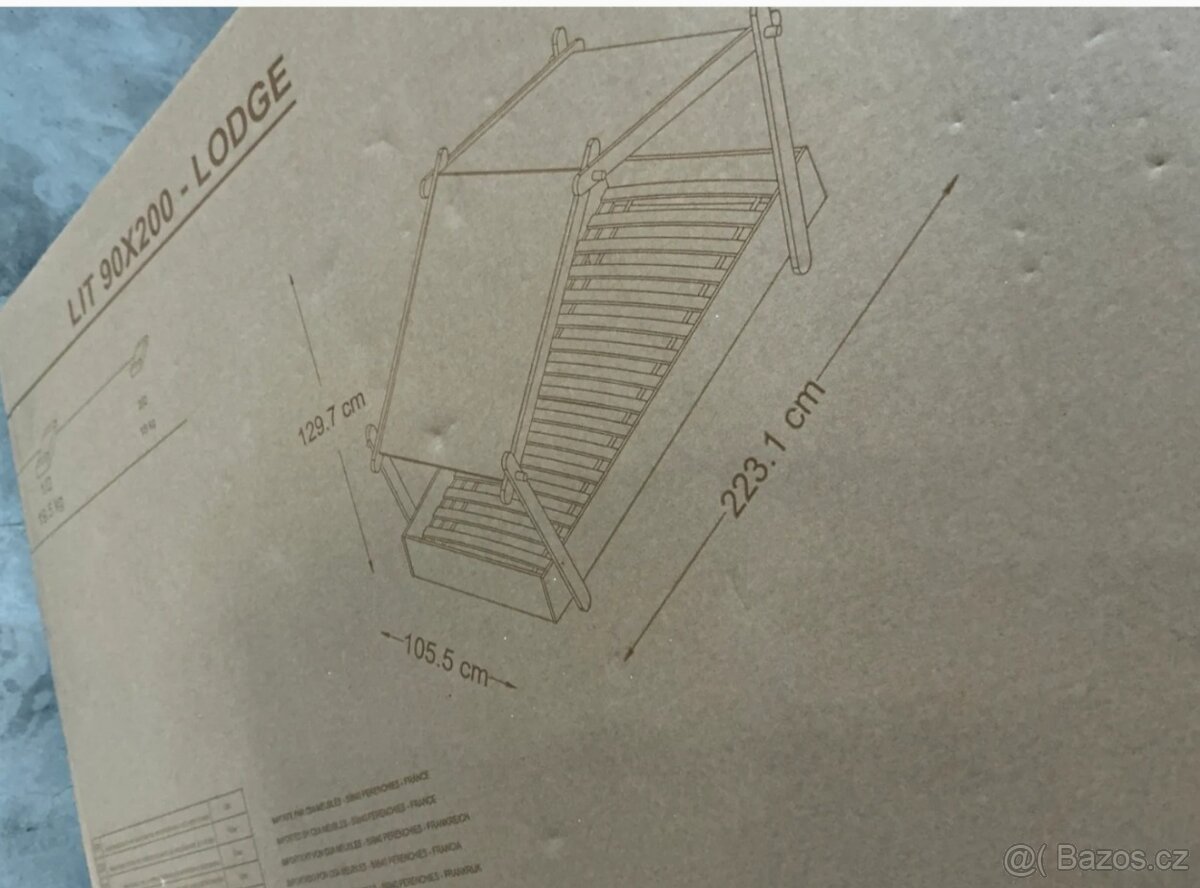 Dětská postel "domeček" 90x200 - 4