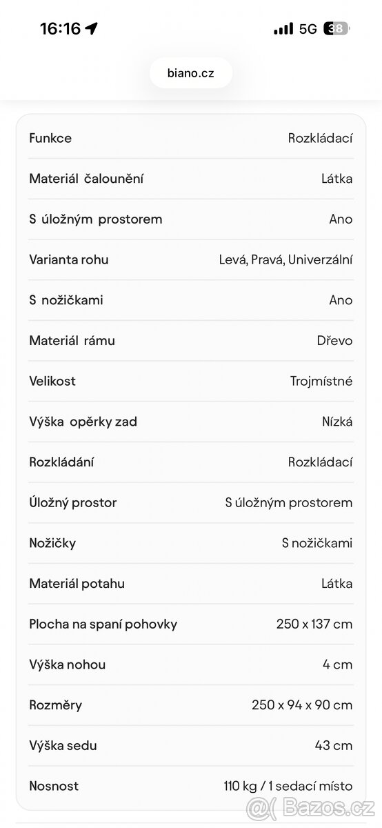 Zánovní sedací souprava - 4