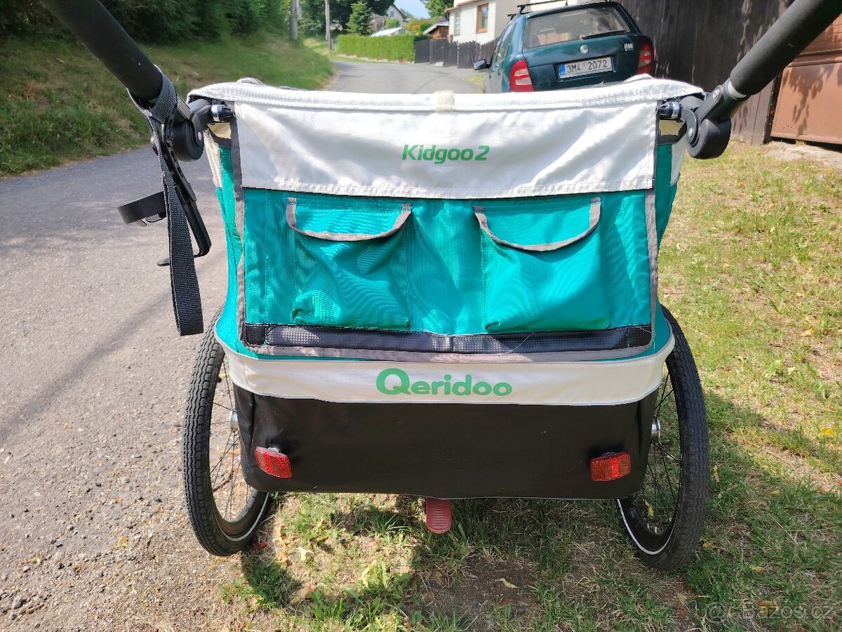 QERIDOO Vozík Kidgoo2 za kolo - 4