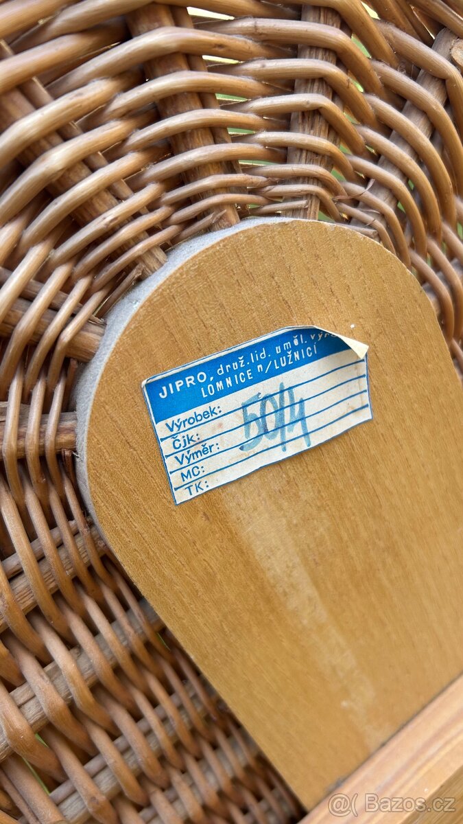 Proutěný věšák 3ks - 4