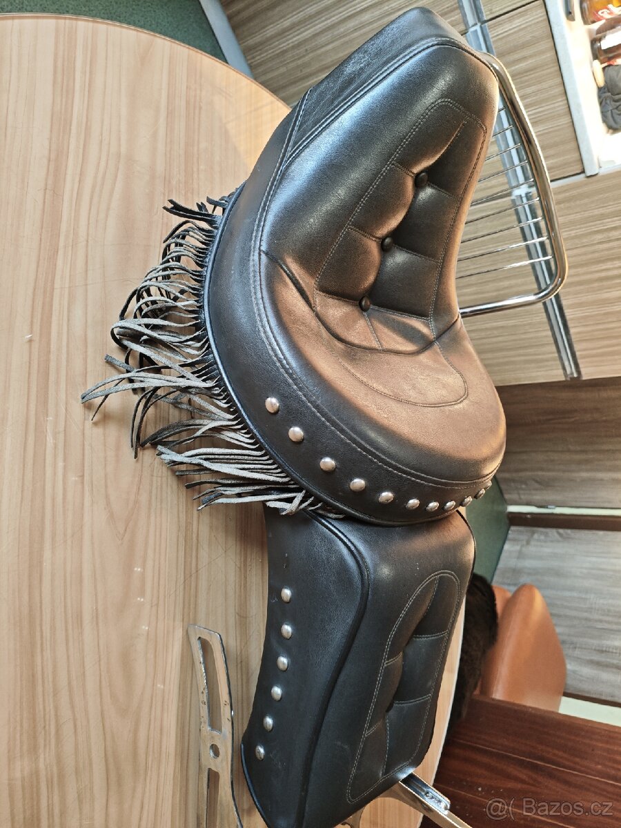 Sedlo s opěrkou Harley Davidson - 4