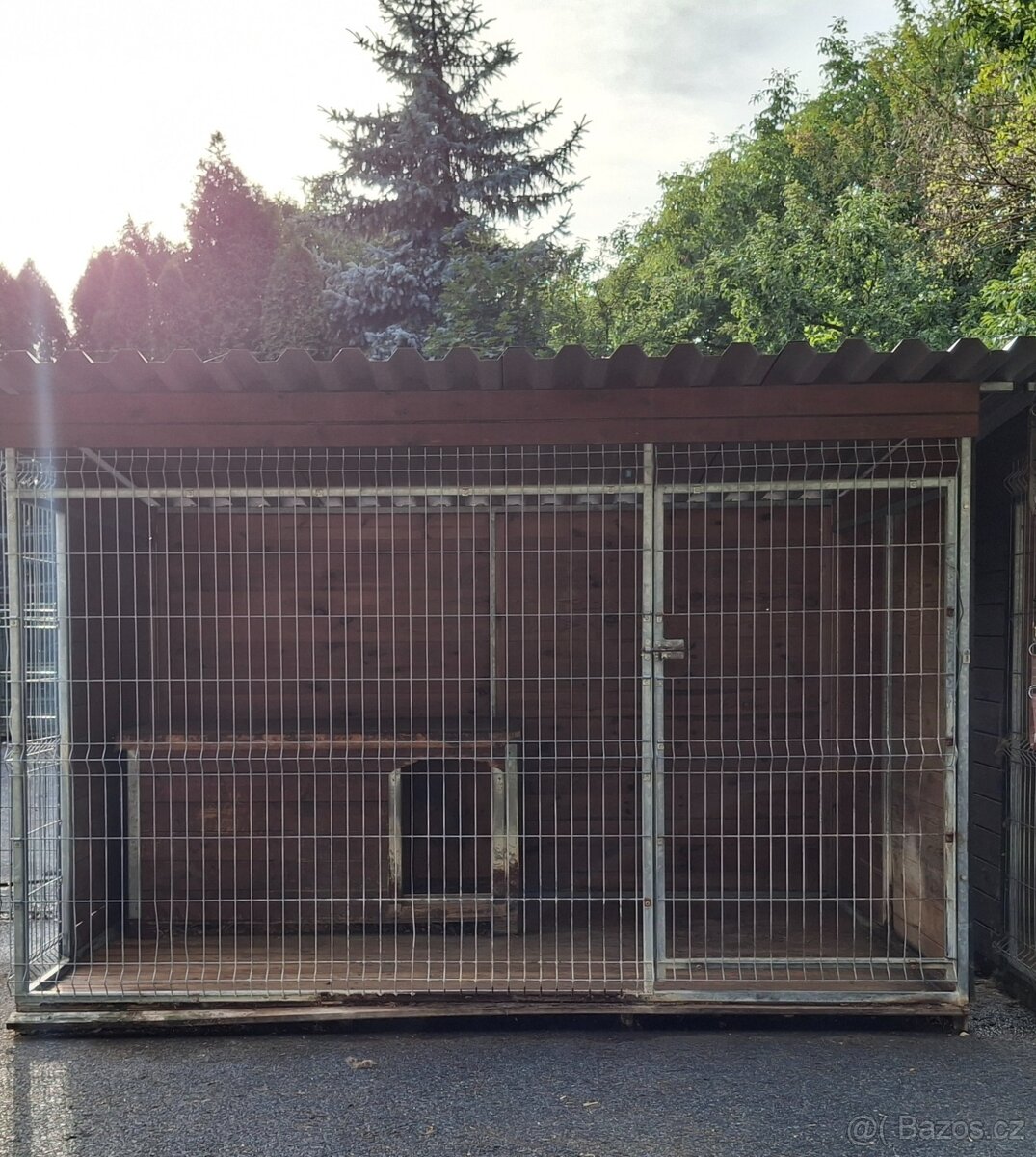Kotec pro psa (3 × 2m) + zateplená bouda - 4