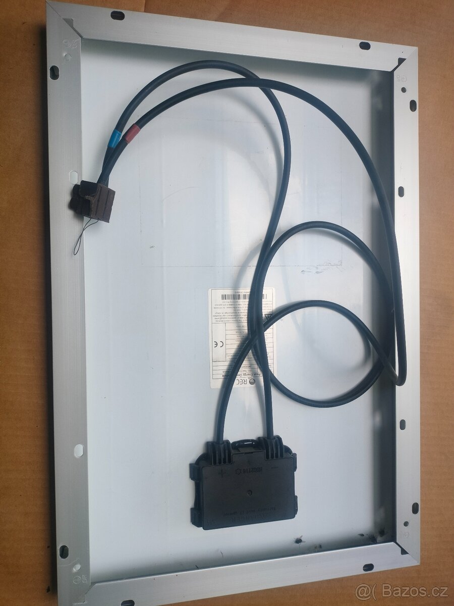 solární panel 52cm X 35cm 3,6 voltu , 20 w ,max 1000 v - 4