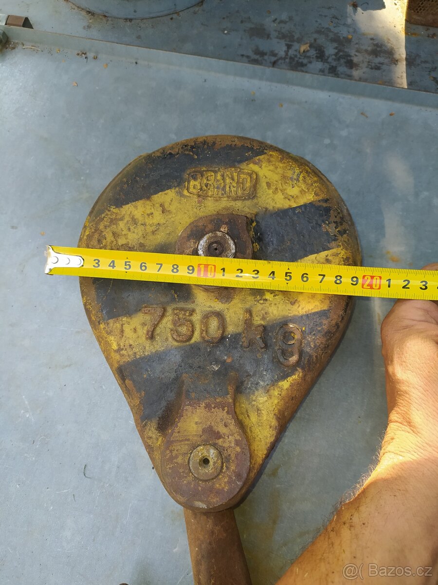 Hák s kladkou k zvedací kočce - 4