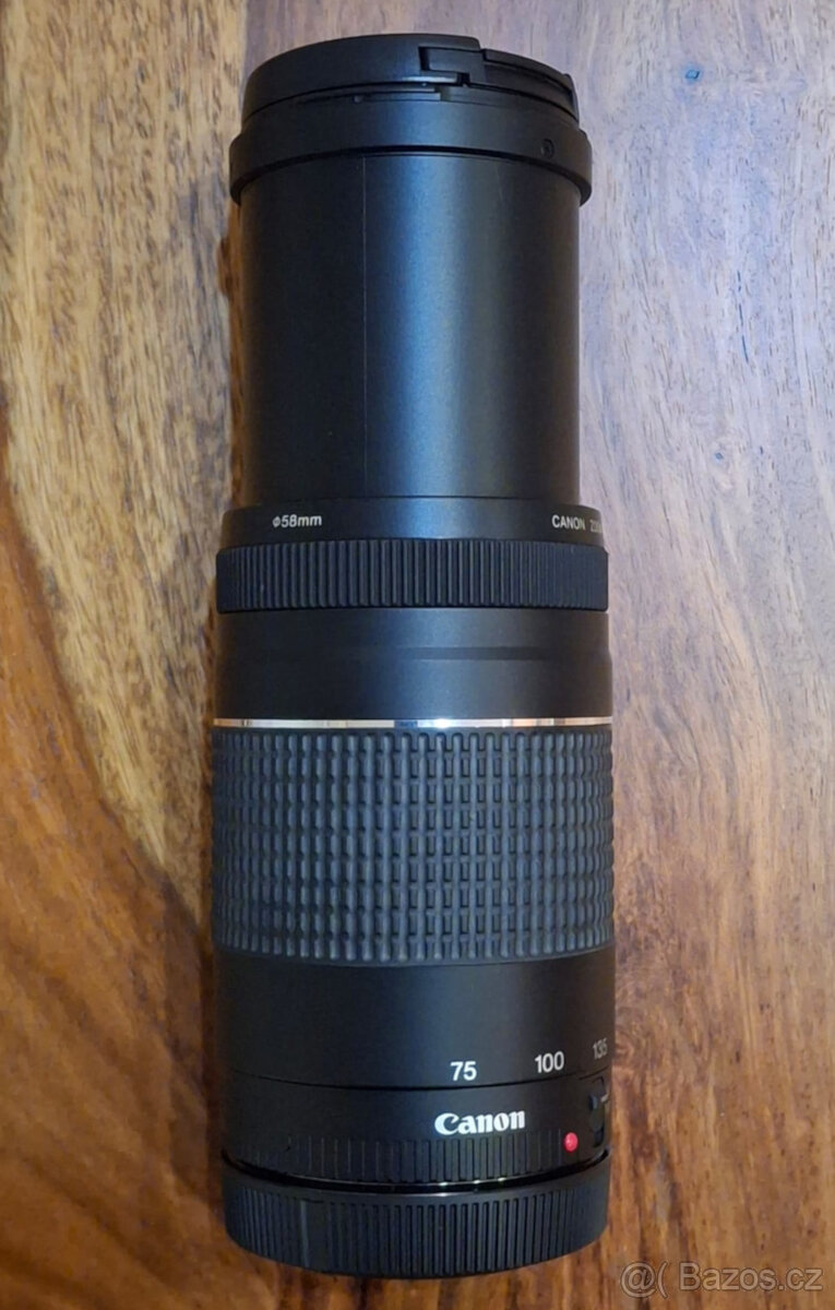 Canon EF 75-300mm f/4-5.6 III,TOP STAV,JAKO NOVÝ - 4