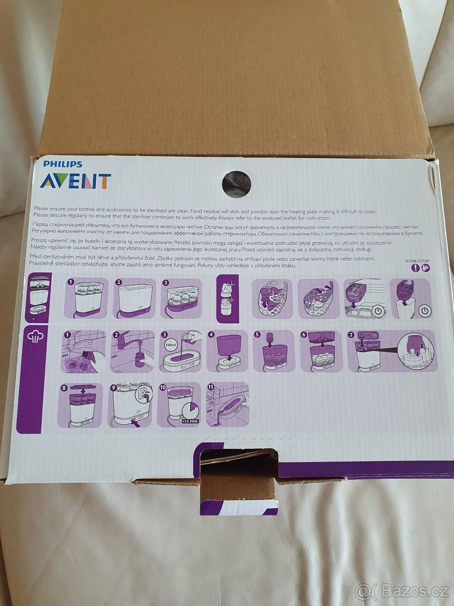 Philips Avent Elektrický parní sterilizátor 4 v 1 - 4