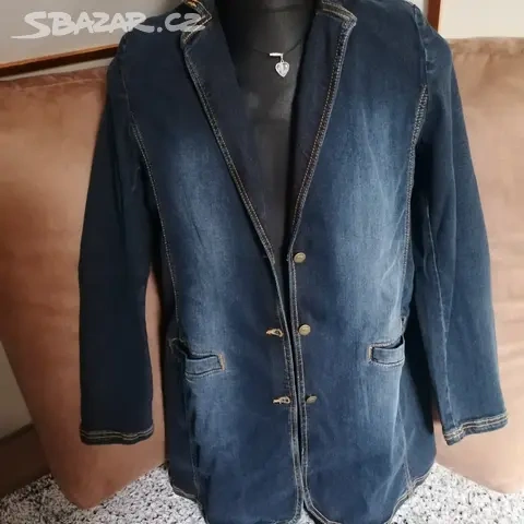 Riflový odlehčený kabátek vel.40-44 - 4