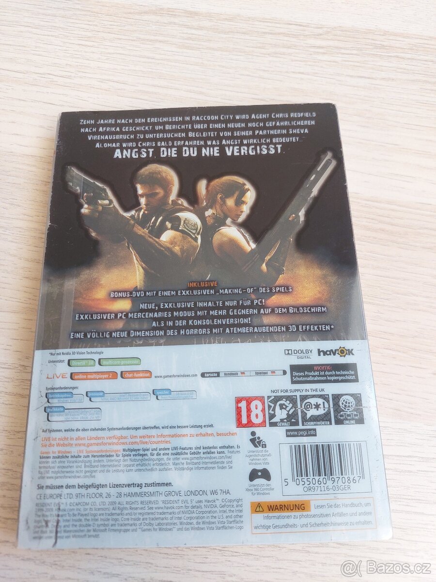 Resident evil 5 / Steelbook / PC viz foto - 4