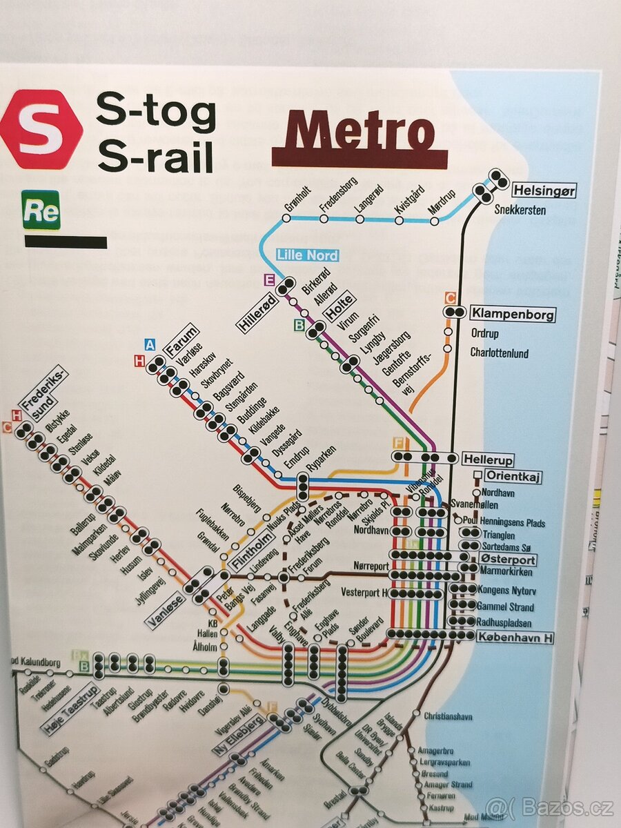 Kodaň, Dansko, Mapa - 4