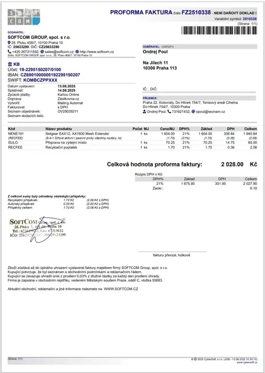 Netgear WiFi Extender, zesilovač,opakovač signálu - 4
