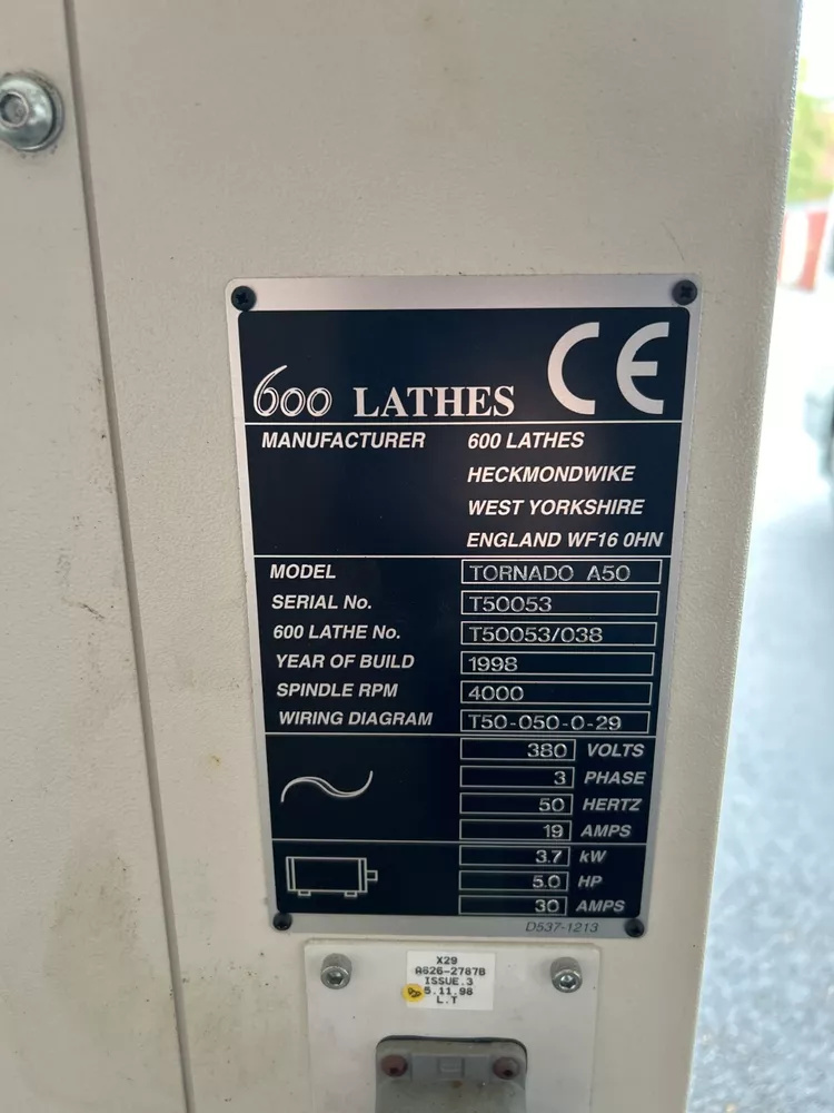 CNC soustruh Colchester Tornado A50 - 4