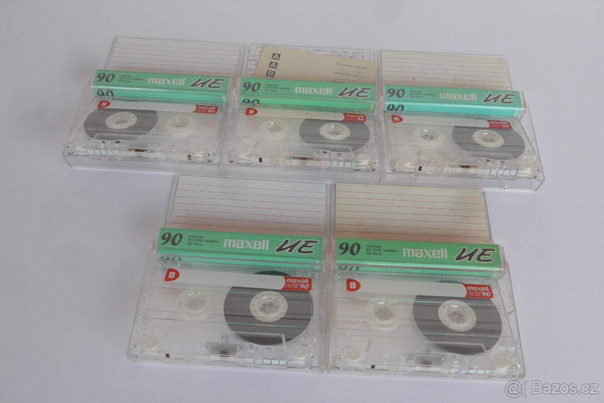 AudioKazety MAXELL UE90 MAXELL UE90 5ks MC - 4