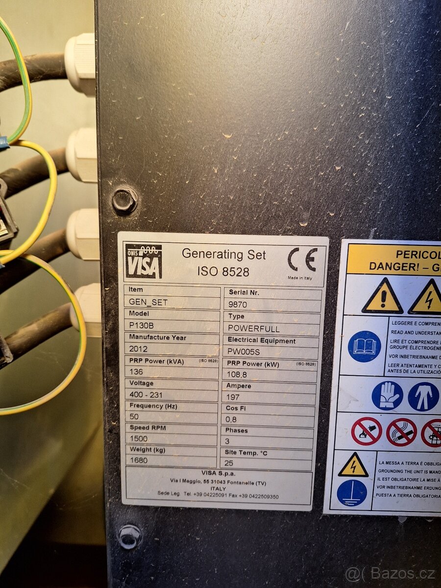 DIESLOVÝ GENERÁTOR VISA P130B - 4