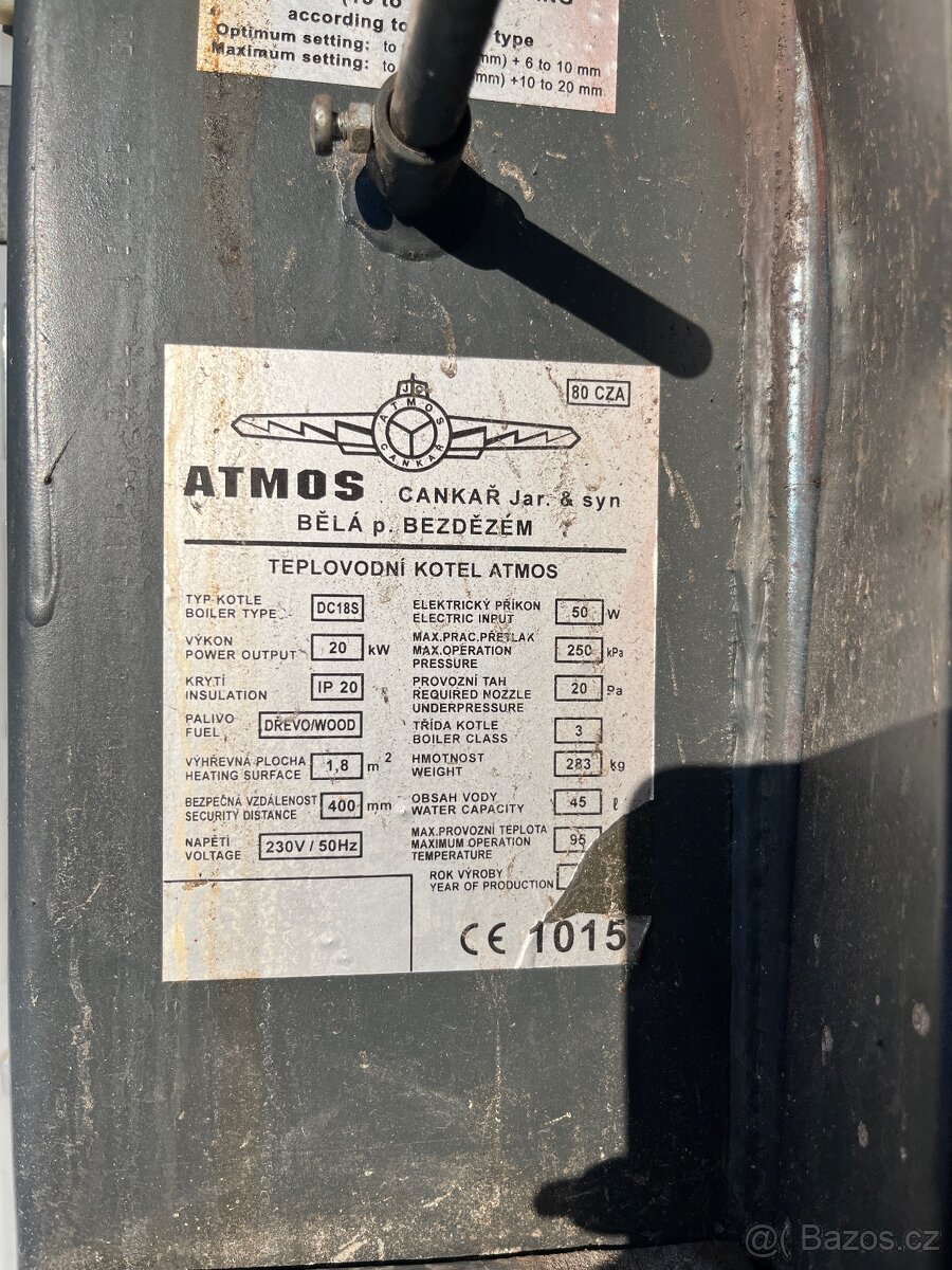 Teplovodní kamna Atmos DC18S - 4