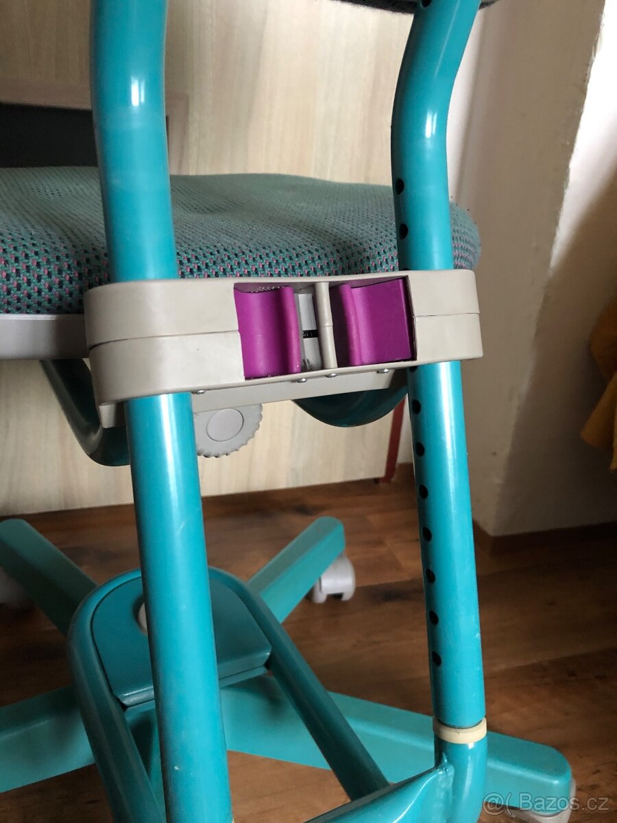Dětská rostoucí otočná ergonomická židle - 4