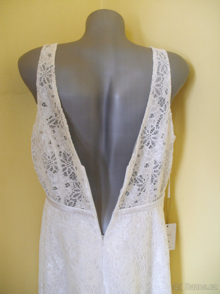 NOVÉ krajkové šaty - vel. L - 4