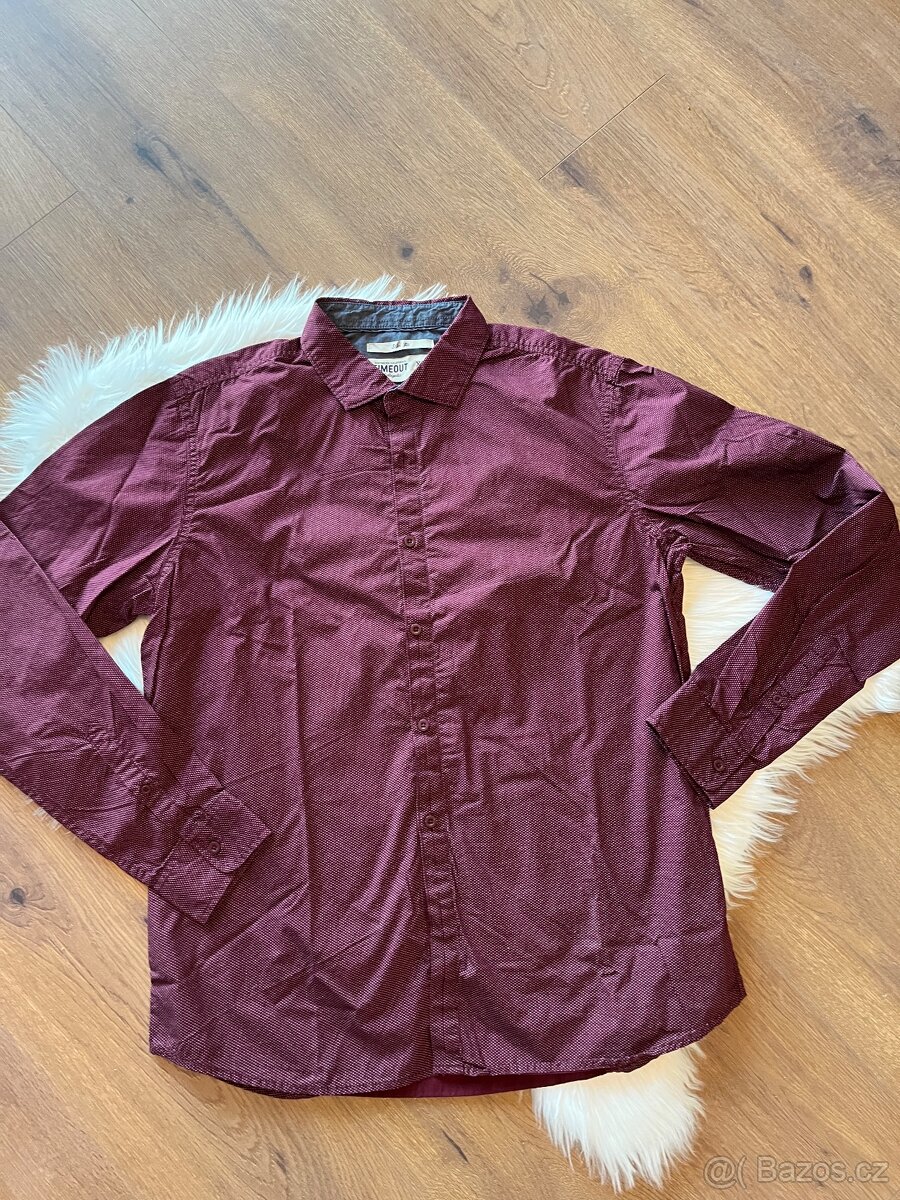 Pánská košile #Košile s dlouhým rukavem - 4