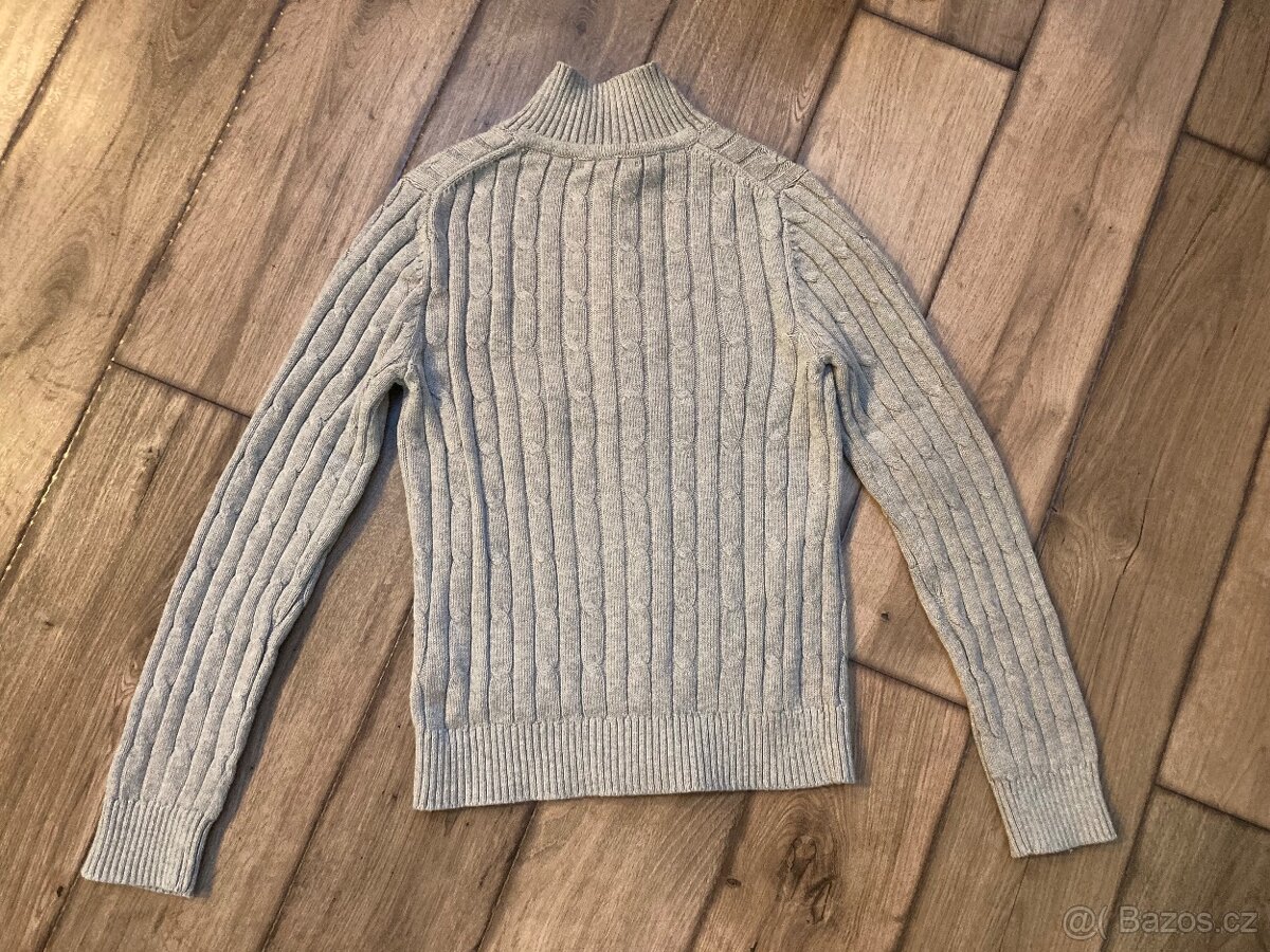 Luxusní svetr na zip Tommy Hilfiger nový s visačkou - 4