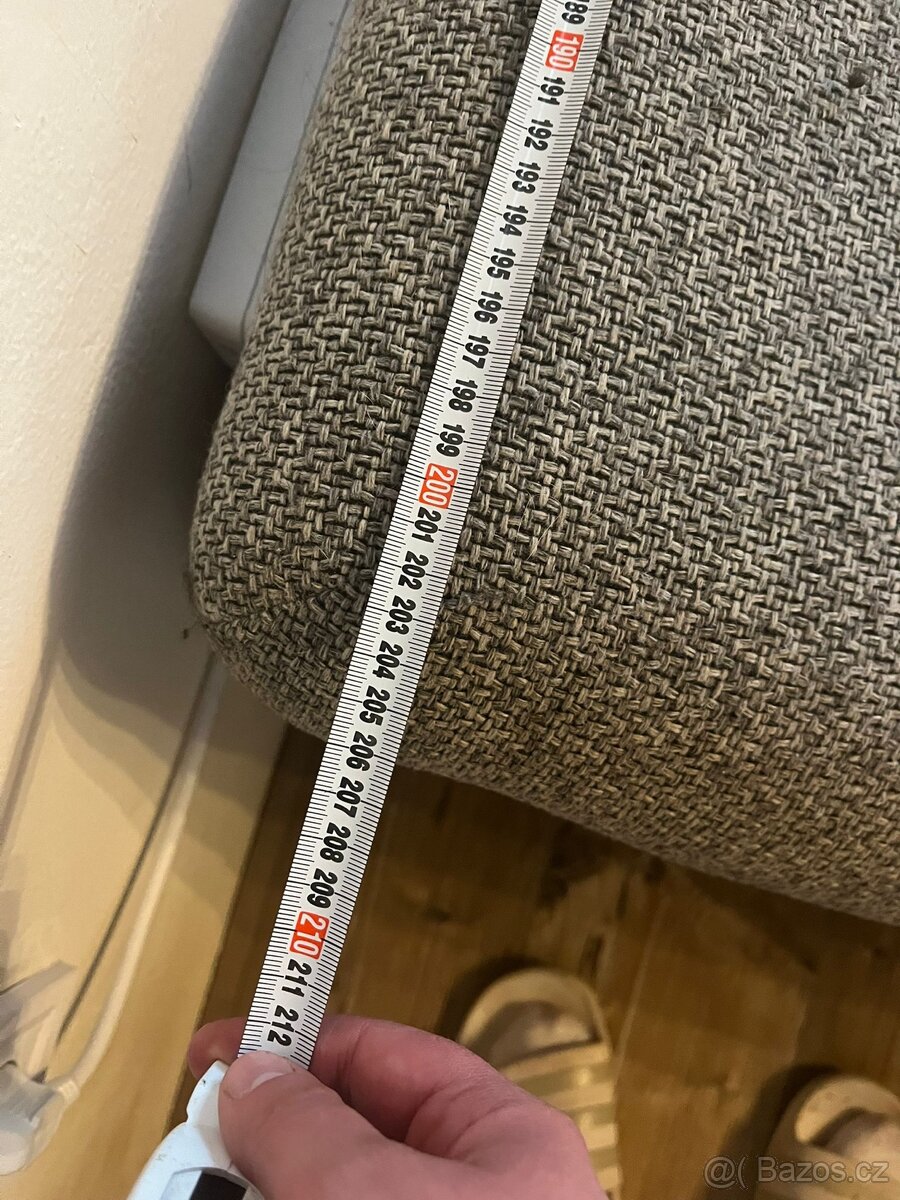 Rozkládací rohová sedačka do L - 4