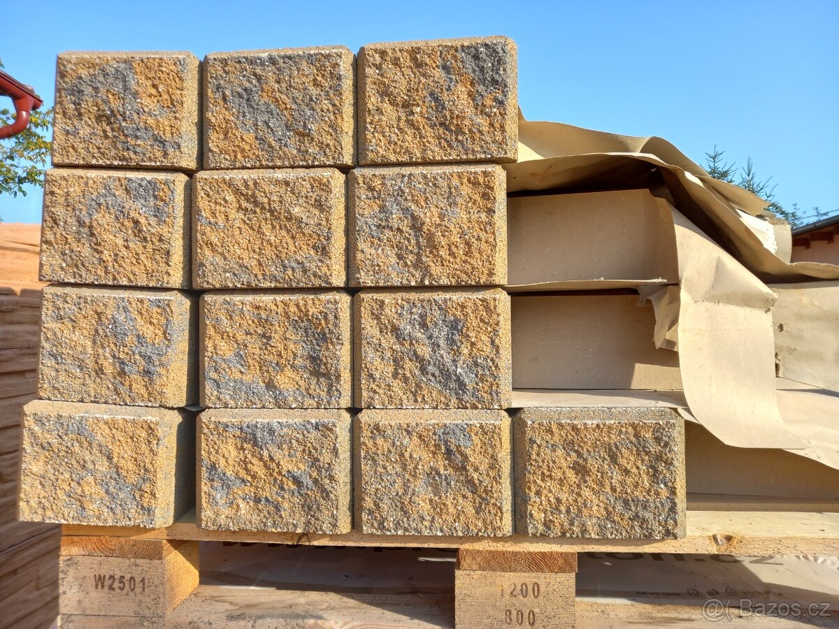 Prodám tvárnice ALFA BLOCK barva mix gobi - 4