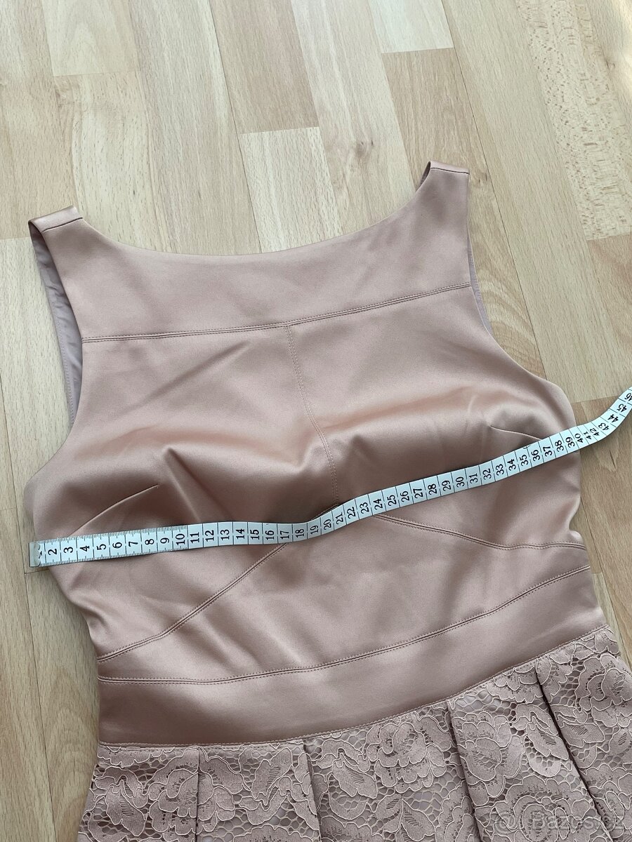 Nové béžové šaty Oasis vel. XS - 4