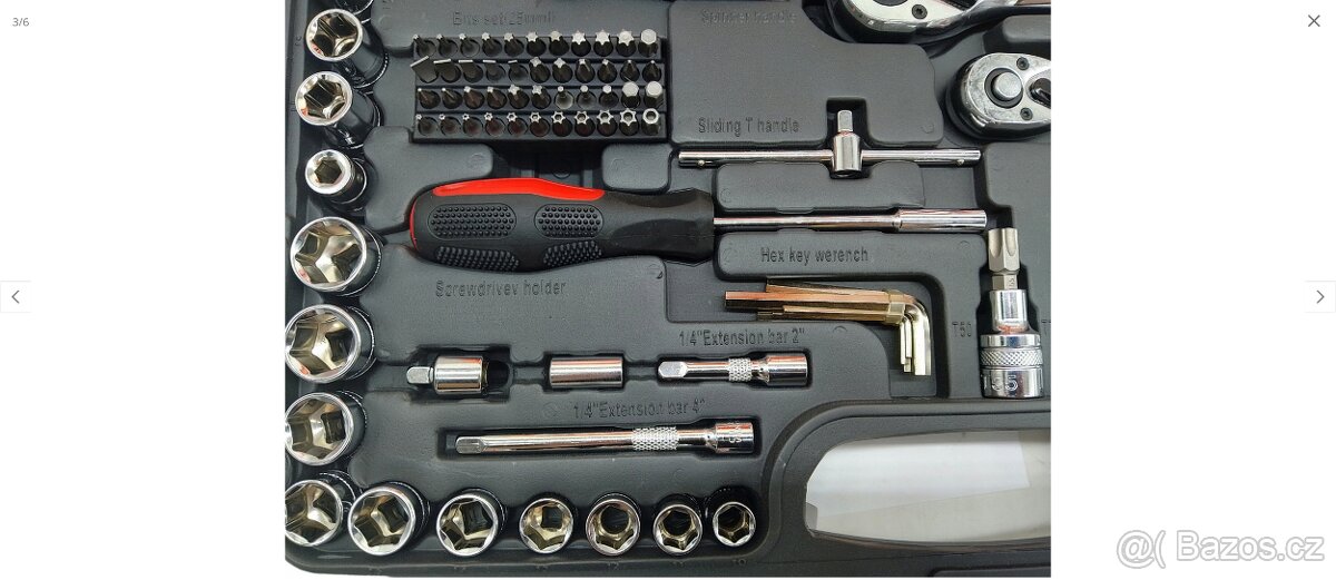 Gola sada 216ks, 1/2", 3/8", 1/4" BJC - 4