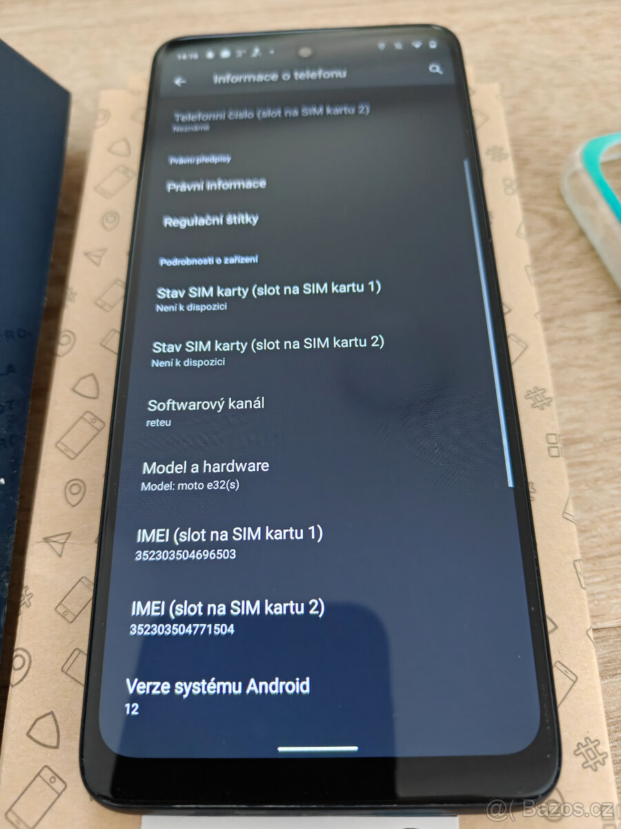 Motorola Moto E32s 4/64GB šedá - 4
