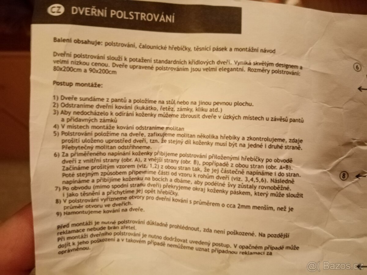 Dveřní polstrování - 4