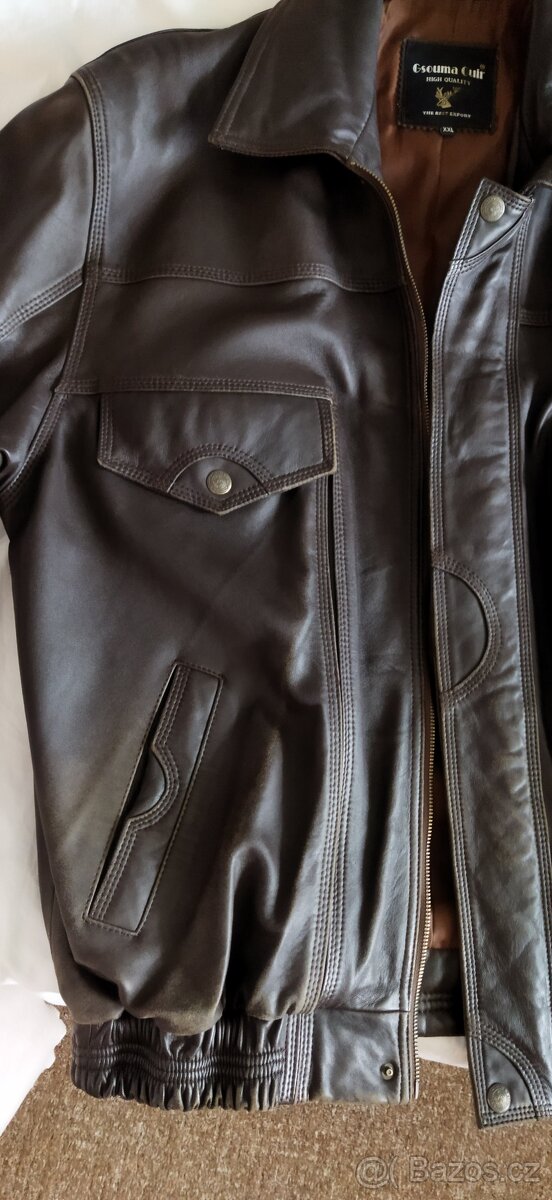 Kožená pánská bunda - 4