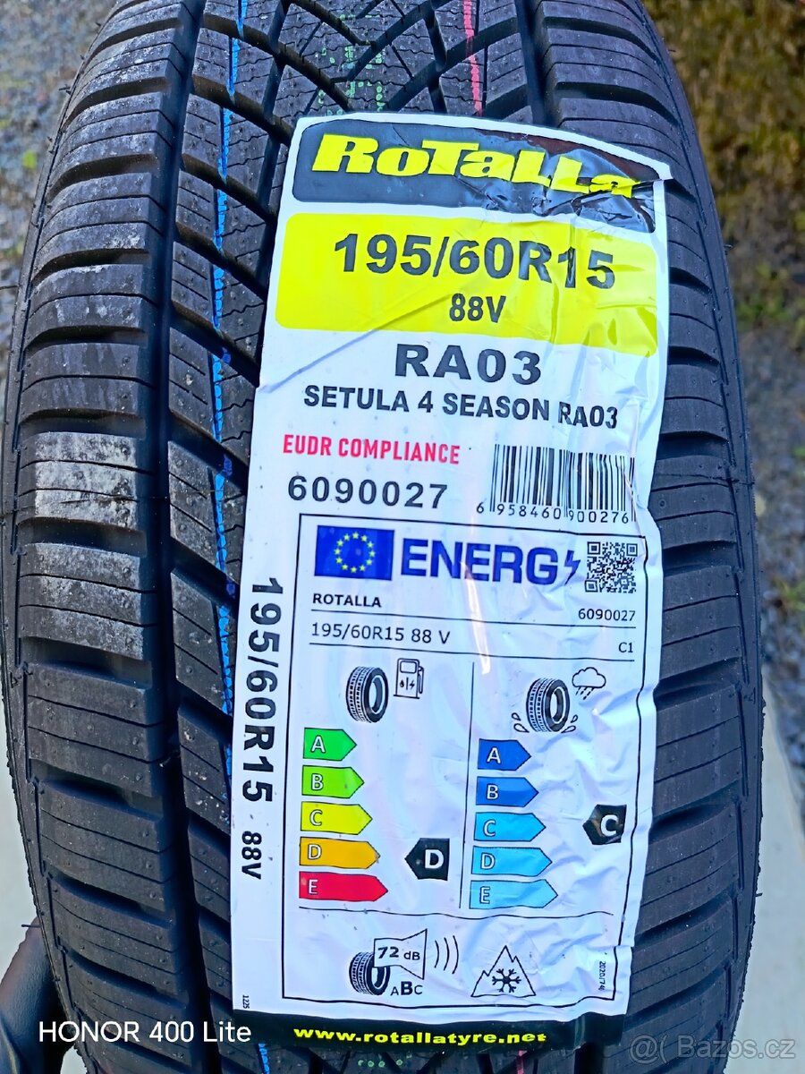 Pneu 195/60R15 Nové - 4