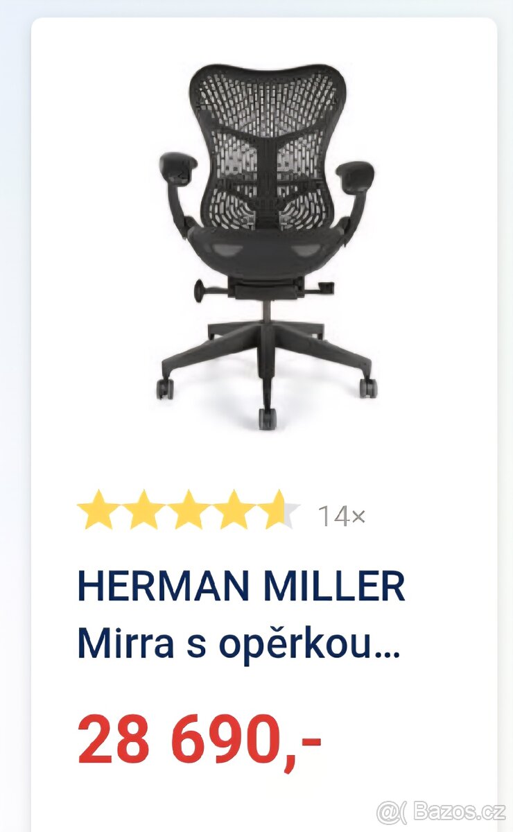 Herman Miller Mirra kancelářská židle - 4