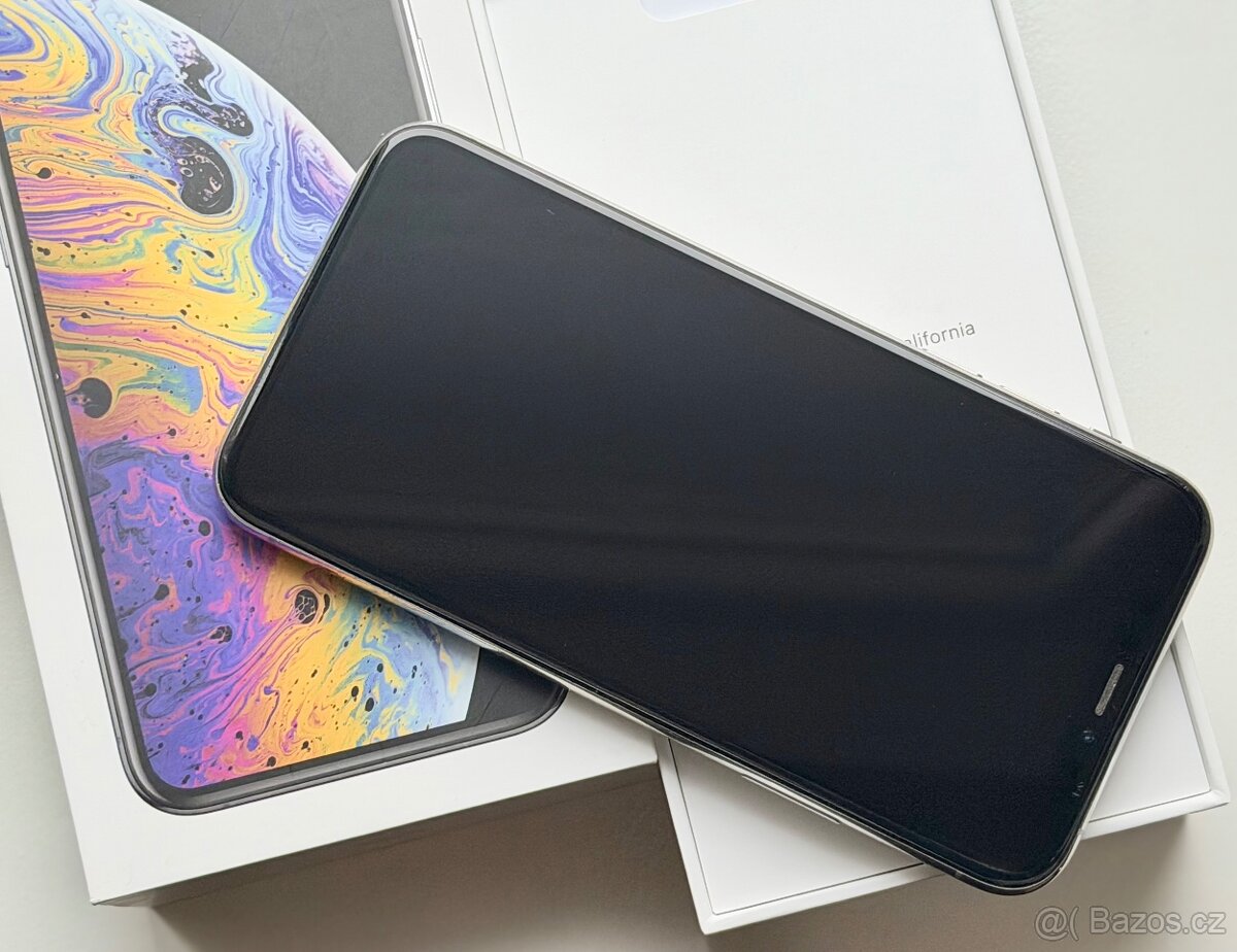 iPhone Xs Silver BATERIE 100% TOP - 4